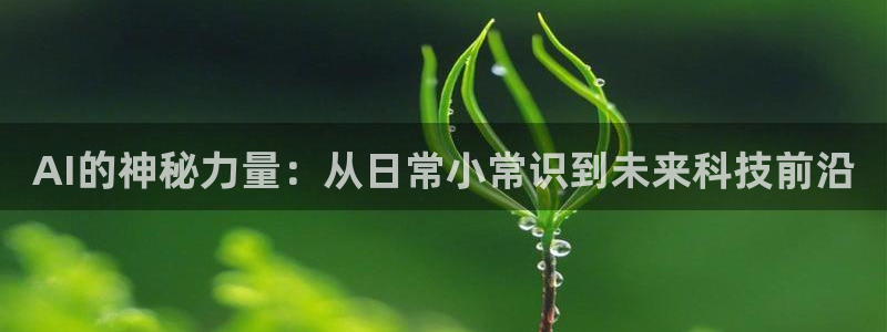 AI的神秘力量：从日常小常识到未来科技前沿